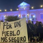 Momento de la concentración en Sierra de Yeguas.