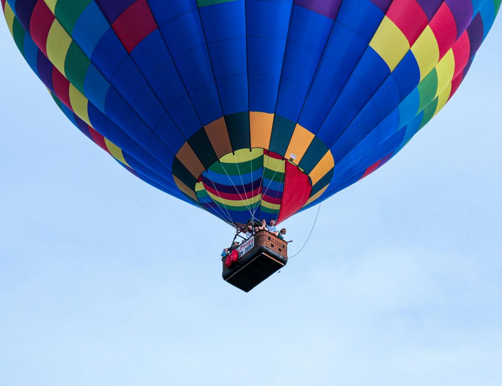 Globo aerostático.