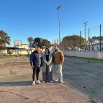 Humilladero inicial el cambio de luminarias en sus instalaciones deportivas