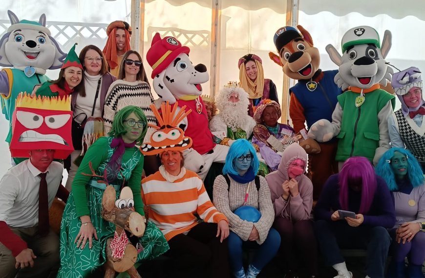 Personajes de la Cabalgata de Cuevas Bajas.