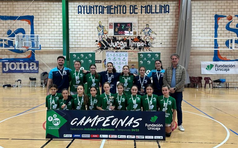 La Selección Femenina de Málaga se alza con la copa de Promesas del Baloncesto en Mollina