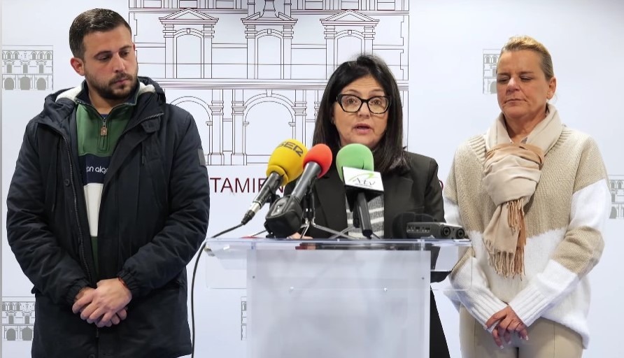 Mercedes Montero, en su intervención de ayer.