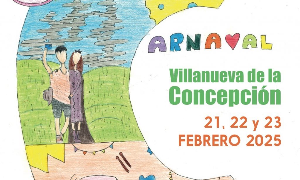 Cartel del Carnaval 2025 en Villanueva de la Concepción