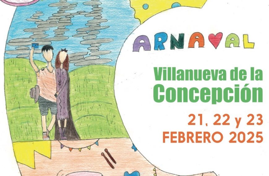 Cartel del Carnaval 2025 en Villanueva de la Concepción