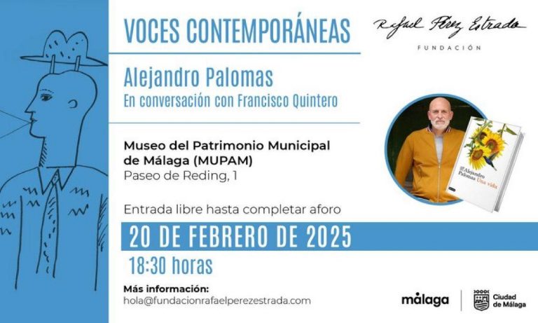 Alejandro Palomas presenta su libro ‘Una Vida’ de la mano de Francisco Quintero en Voces Contemporáneas