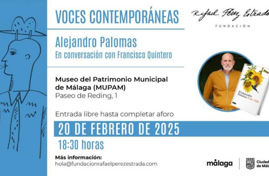 Alejandro Palomas presenta su libro ‘Una Vida’ de la mano de Francisco Quintero en Voces Contemporáneas