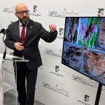 Un momento de la rueda de prensa en Antequera.