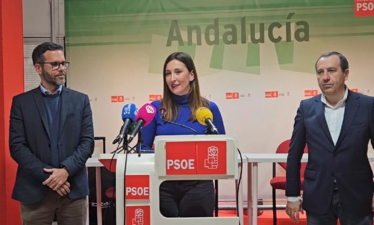 María Nieves Ramírez en la rueda de prensa.