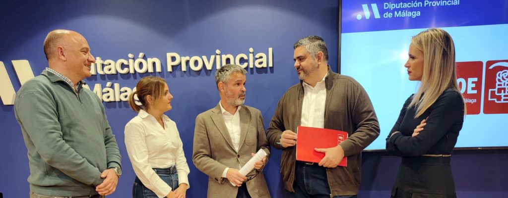 Representación socialista en La Diputación.