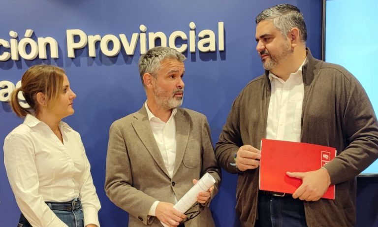 Representación socialista en La Diputación.