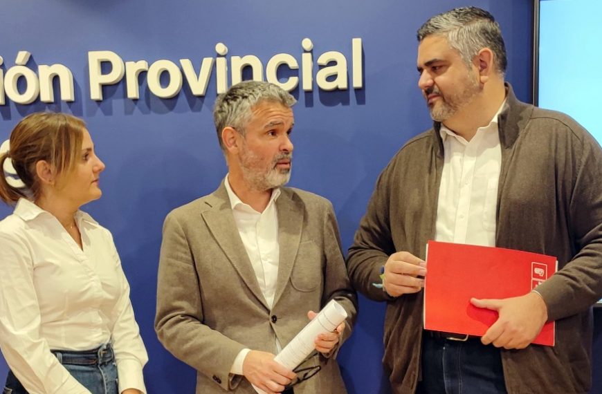 Representación socialista en La Diputación.