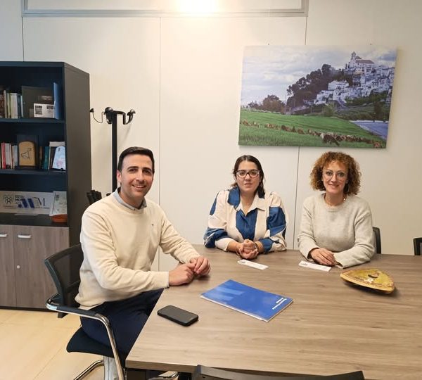 Auxi Gámez en la reunión de hoy.