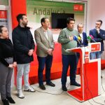 Un instante de la rueda de prensa.