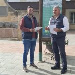 Antonio Yuste y Siro Pachón en Fuente de Piedra.