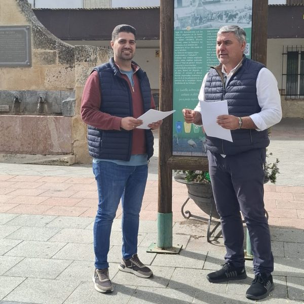 Antonio Yuste y Siro Pachón en Fuente de Piedra.