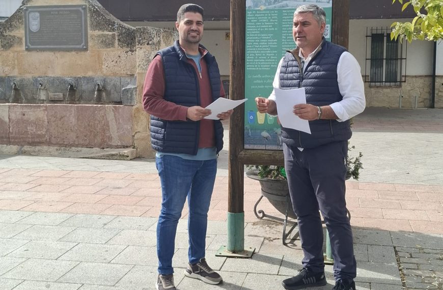 Antonio Yuste y Siro Pachón en Fuente de Piedra.