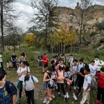 Jóvenes de Algaidas en pleno camino