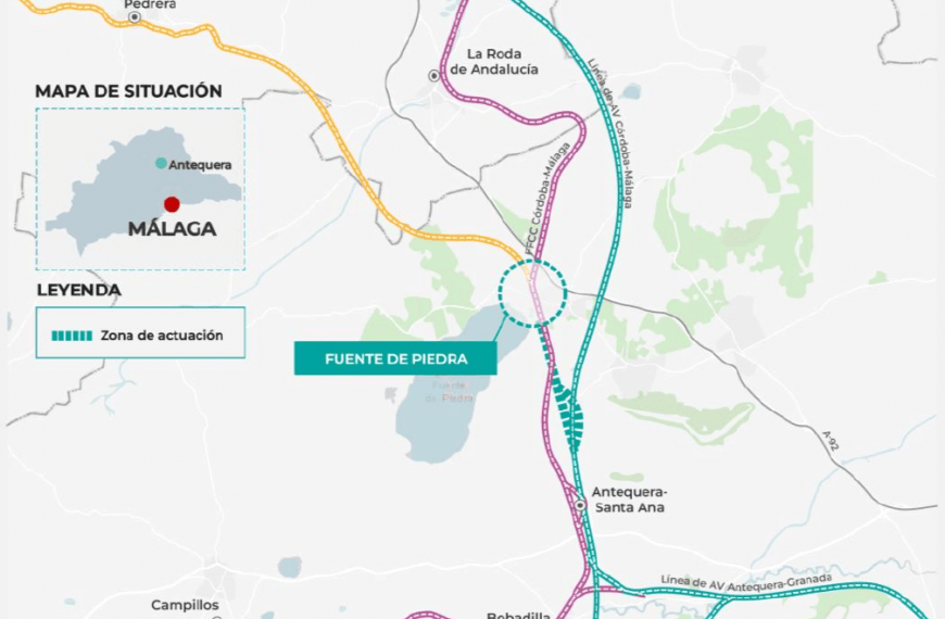 Transportes inicia los estudios informativos para reabrir la estación de Fuente de Piedra