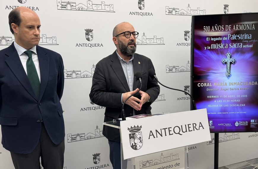 La Coral María Inmaculada homenajeará a Palestrina en un concierto sacro el próximo 11 de abril