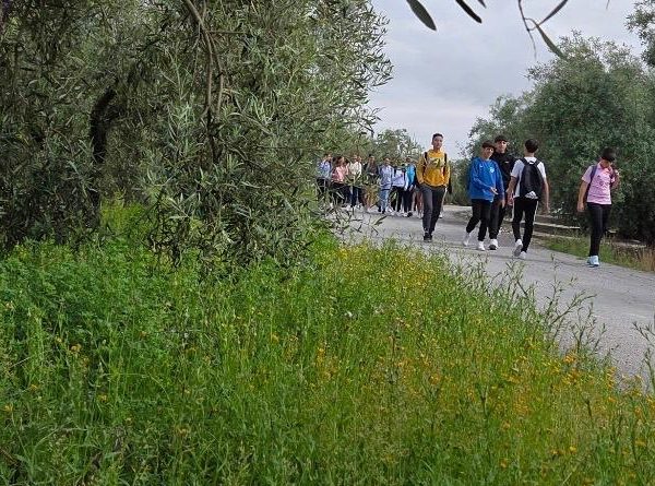 Cuevas Bajas inaugura tres nuevos monolitos de su Camino Mozárabe De Santiago.