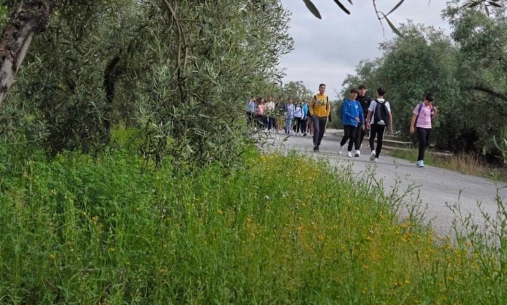 Cuevas Bajas inaugura tres nuevos monolitos de su Camino Mozárabe De Santiago.
