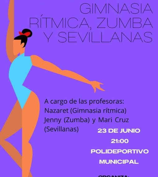 Cuevas Bajas celebra esta noche la II Exhibición de gimnasia rítmica, zumba y sevillanas