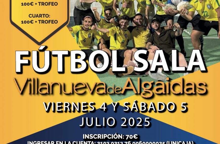 Vuelve el maratón de fútbol sala a Villanueva de Algaidas con su 37ª edición