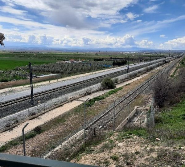 Tramo de Adif en Archidona