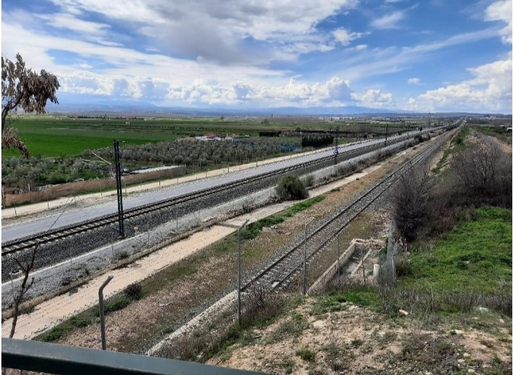 Tramo de Adif en Archidona