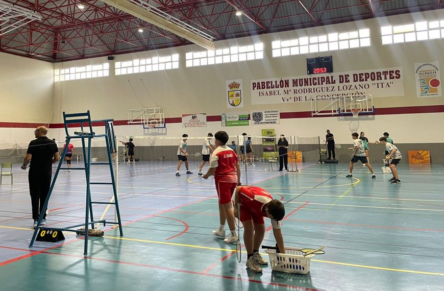 Villanueva de la Concepción brilla como sede del Máster Nacional N3 Sub-13 y Sub-17 de bádminton