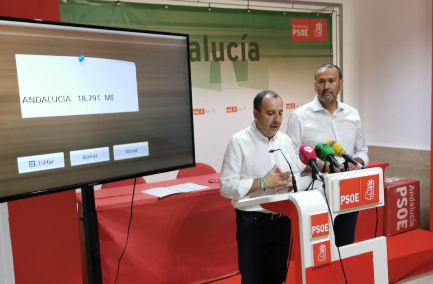 El PSOE acusa al PP de bloquear la quita de deuda que liberaría 18.791 millones para Andalucía