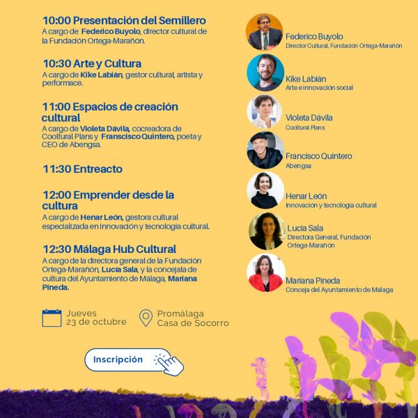 Málaga impulsa el talento con el nuevo Semillero de Innovación Cultural