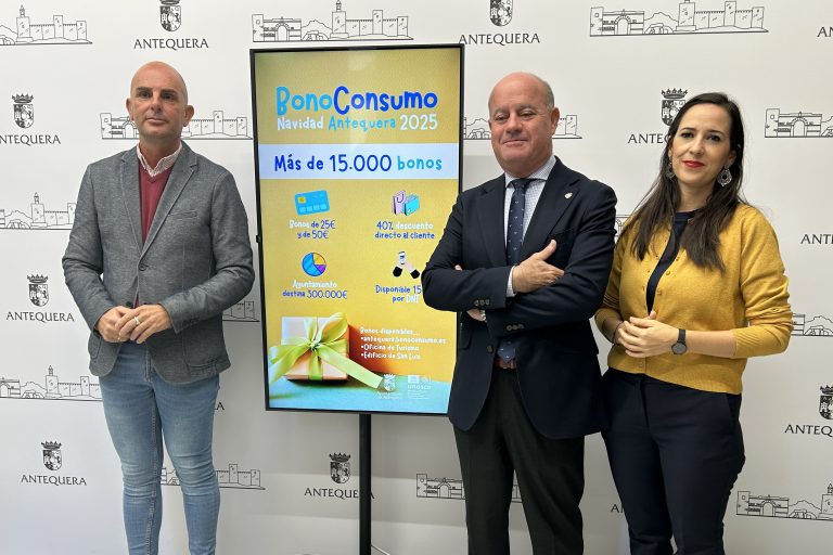 El Bono Consumo de Antequera vuelve esta Navidad con 300.000 euros en descuentos