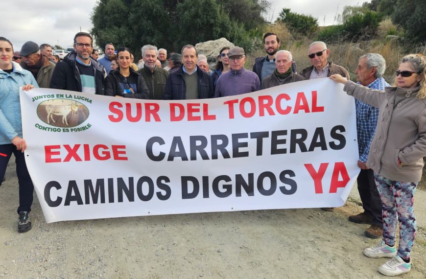 El PSOE de Antequera respalda la reivindicación vecinal por la mejora de la carretera entre La Joya y el Valle de Abdalajís