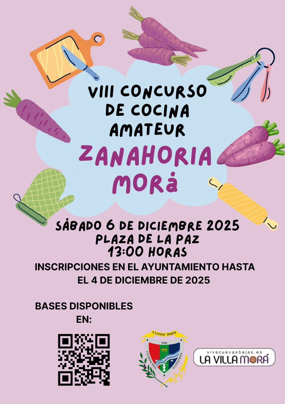 Cuevas Bajas convoca este sábado 6 sus concursos de Zanahoria Morá y reafirma su legado agrícola y cultural