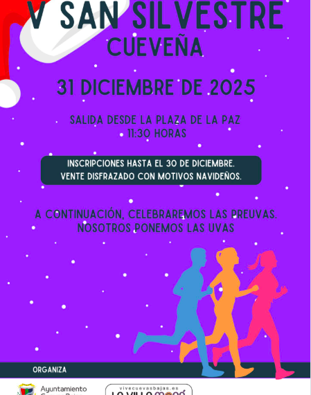 Cuevas Bajas abre inscripciones para la V San Silvestre Cueveña del 31 de diciembre