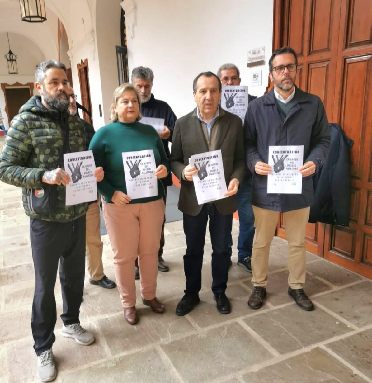 PSOE e IU convocan una concentración por la paz en Palestina el viernes 30 en la Plaza de Castilla