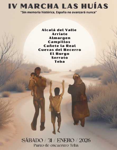 Nueve municipios participarán en la IV Marcha Las Huías en homenaje a las víctimas de la Guerra Civil
