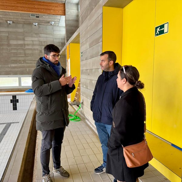 Las obras de reforma de la piscina cubierta municipal de Campillos avanzan a buen ritmo