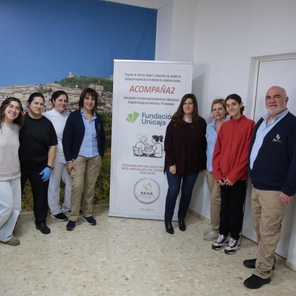 Fundación Unicaja y la Red Andaluza de Comedores Sociales combaten la soledad no deseada en Andalucía