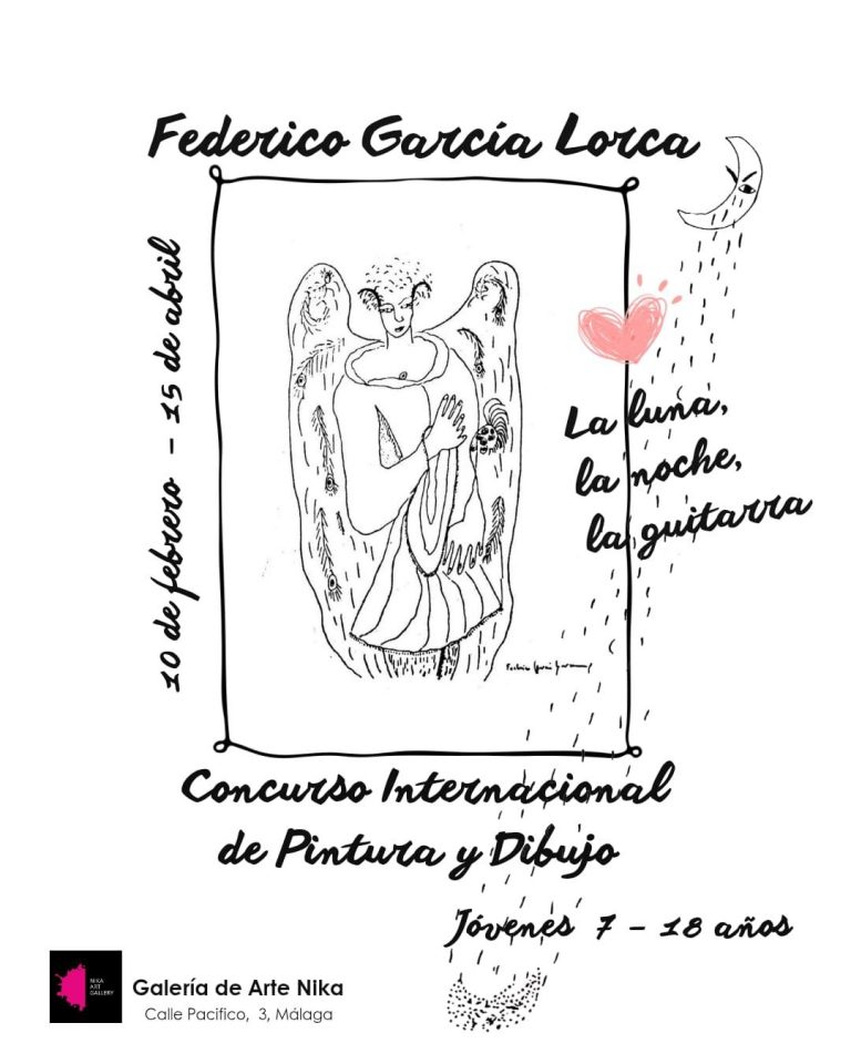 Art Gallery NIKA abre el III Concurso Internacional de Pintura y Dibujo Joven dedicado al espíritu creativo de Federico García Lorca