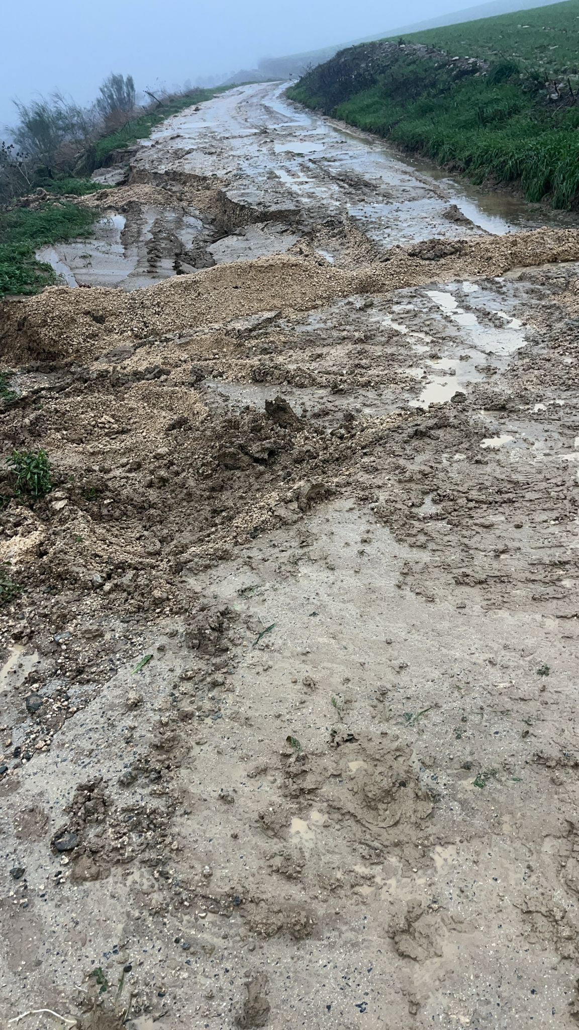 El PSOE exige actuaciones urgentes por los daños de las lluvias en el sur del Torcal