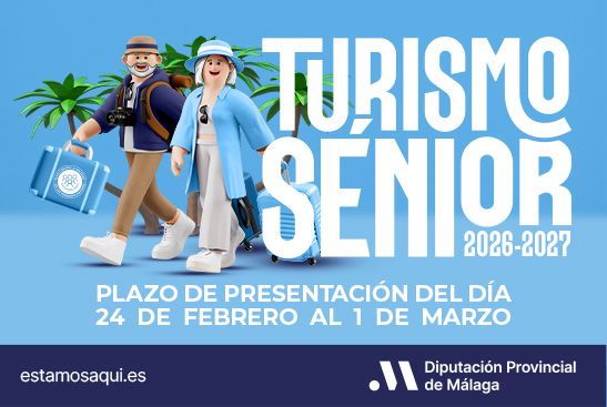 La Diputación abre el plazo para el programa de Turismo Sénior con estancias en Antequera y la costa