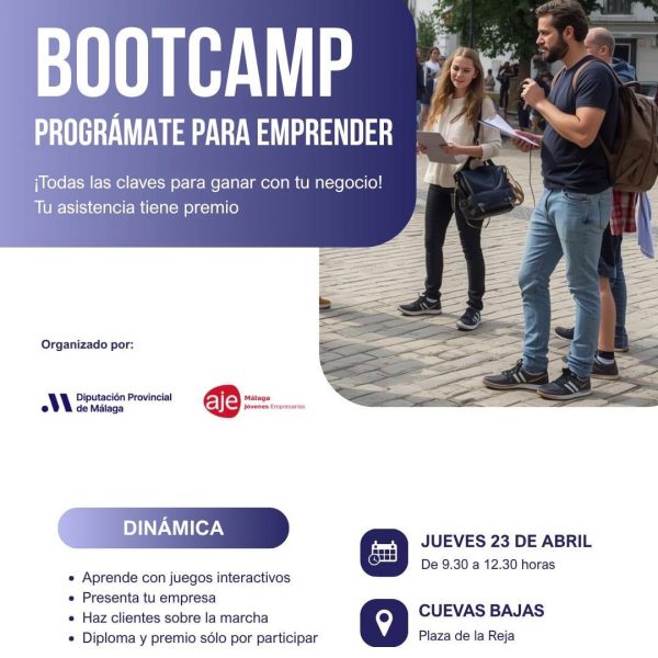 Cuevas Bajas acoge el ‘Bootcamp. Prográmate para emprender’ para impulsar el tejido empresarial local