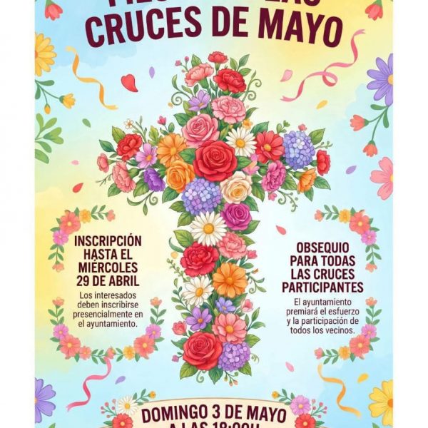 Cuevas Bajas celebra este domingo su tradicional Fiesta de las Cruces de Mayo con participación vecinal