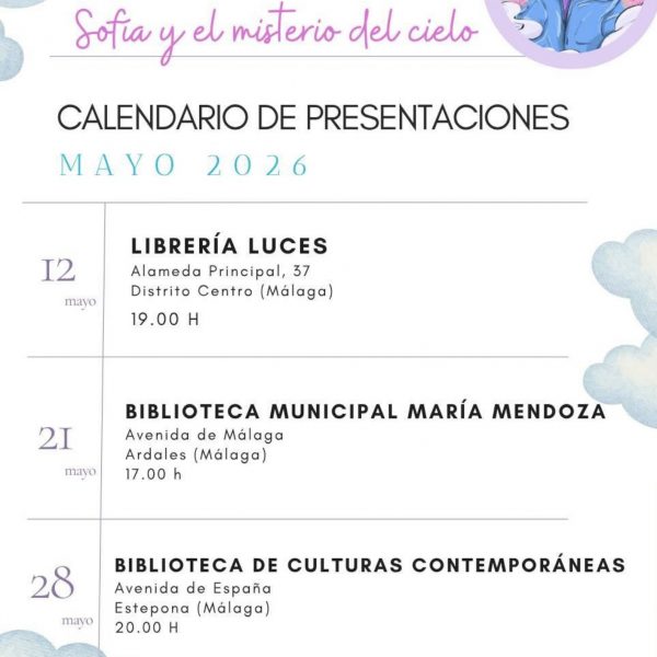 Sofía y el misterio del cielo continúa su gira con tres presentaciones durante el mes de mayo
