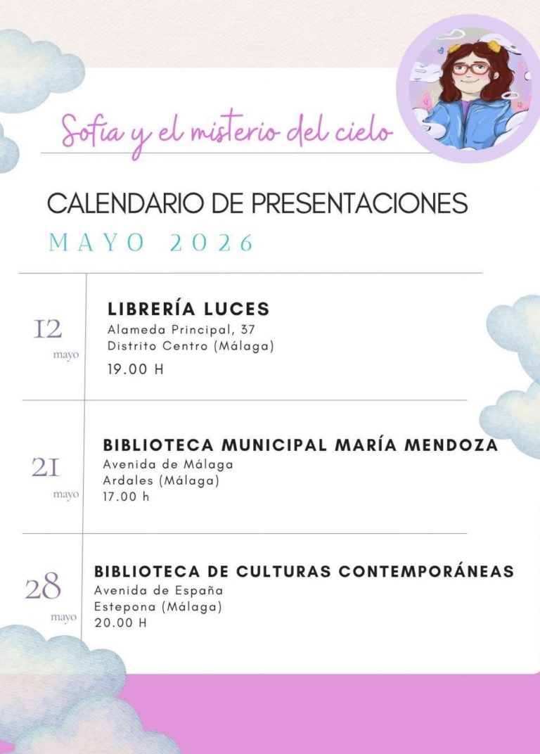 Sofía y el misterio del cielo continúa su gira con tres presentaciones durante el mes de mayo