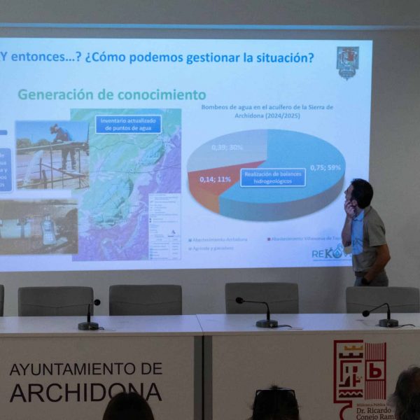 Expertos instan al consumo responsable de agua ante la vulnerabilidad del acuífero de Archidona