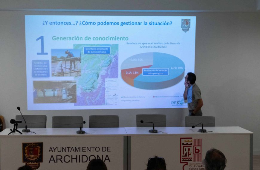Expertos instan al consumo responsable de agua ante la vulnerabilidad del acuífero de Archidona