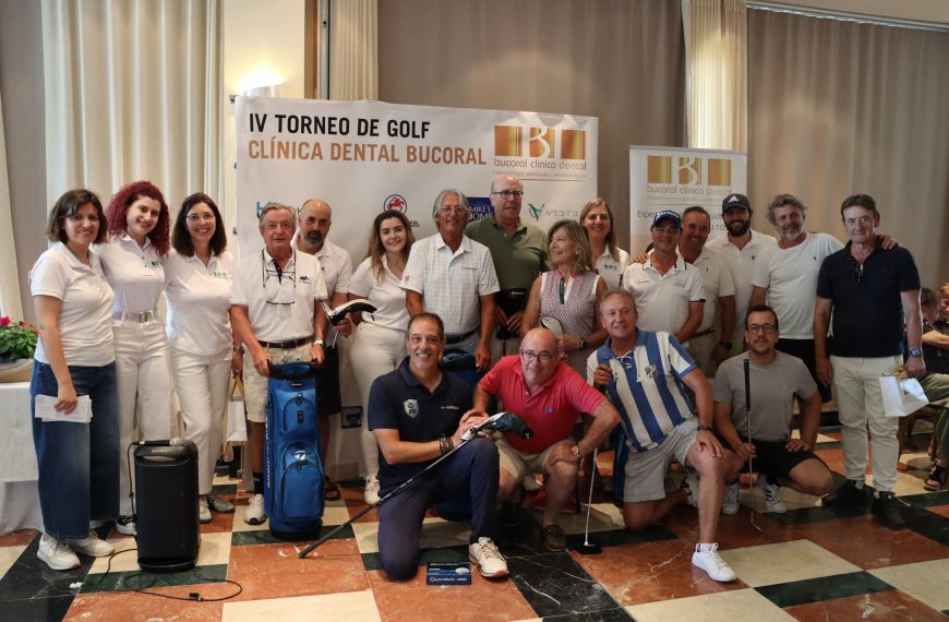 Javier Cuberos, Ricardo Quintanilla y Fernando García ganan el IV Torneo de Golf Clínica Dental Bucoral